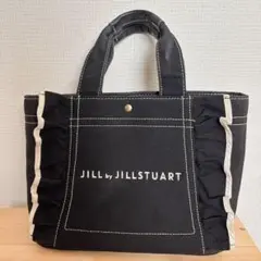 JILL by JILLSTUART フリルトートバッグ ブラック