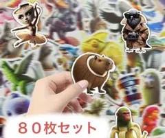 イタリアンブレインロッド　大きめステッカー ８０枚