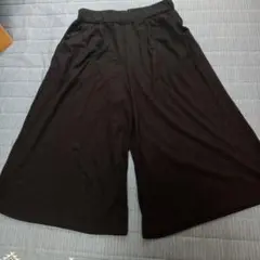 TOPVALU 黒 ワイドパンツ