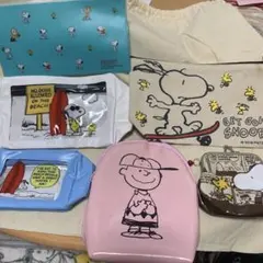 スヌーピー  ポーチ、がま口、マスクケース