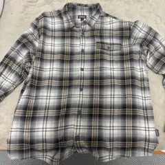 Patagonia オーガニックコットン XL チェック柄ネルシャツ