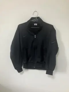 NIKE 90s トラックジャケット　黒　ジャージ　刺繍