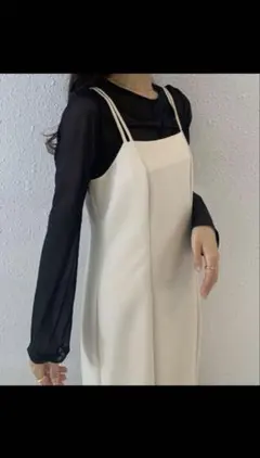 JUNOAH Iラインキャミワンピース