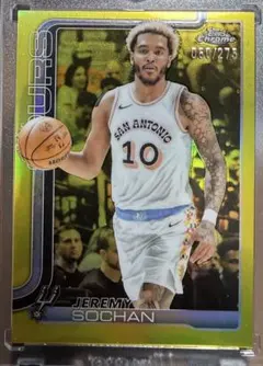Jeremy Sochan Topps Chrome 060/275