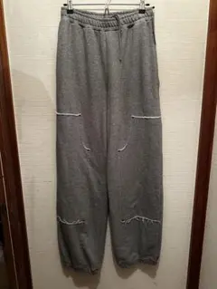 【新品未使用】JEANASIS ブリーチSWジョガーP グレー