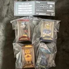 ディズニーミニチュアパッケージコレクション　ミッキー、ドナルド、プー、ステッチ