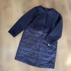 バーニーズ☆ ネイビー　コート