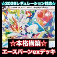 ☆本格構築☆エースバーンexデッキ【構築済みデッキ】のサムネイル