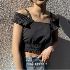 EMODA ノースリーブ　タンクトップ　オフショルのサムネイル