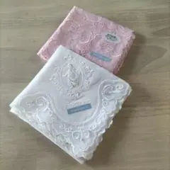 WEDGWOOD 刺繍ハンカチ 2枚セット