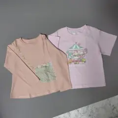 値下げ♡未使用　すみっコぐらし Tシャツ 長袖 半袖 2枚セットのサムネイル
