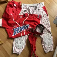 専用　ポルテユニフォーム上下３点セット ポルテ 野球ユニフォーム セット - メルカリ
