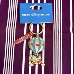 【新品タグ付き】ディズニーリゾート キーチェーン ミッキー&ミニー 気球 風船