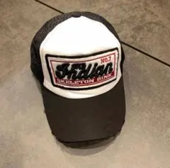 新品未使用 メッシュ ロゴ キャップ 黒帽子 アメカジ トラッカー