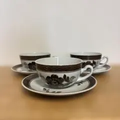 ロイヤルコペンハーゲン トランクエバーヴィンテージ 茶 15センチ皿2枚