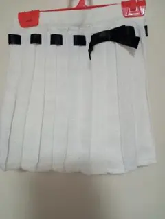 COMME CA ISM プリーツスカート 90白ブーツ合わせ女の子美品