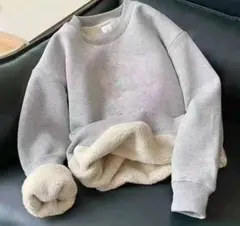 中ボワぬくぬくモコモコトレーナー！スウェット！今季必須アイテム！オシャレ！