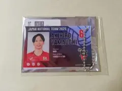山内晶大　☆バレーボール　日本代表　アクリルカード　キーホルダー