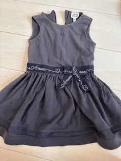 Armani Junior グレー ノースリーブワンピース 4Aのサムネイル