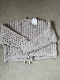 Ray Cassin ベージュ 長袖ニットセーター Fサイズ