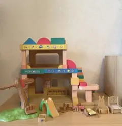 木製ハウス 幼稚園　シルバニアファミリー