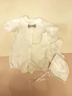 ホワイト ベビー セレモニー 50-60cm 退院