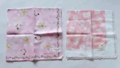 ハンカチ2枚セット　courreges&marie claieのサムネイル