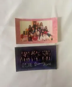 IZONE ステッカー2枚セット