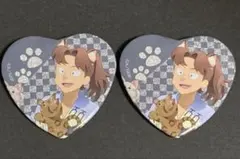 忍たま乱太郎 ナンジャタウン ハート缶バッジ 山田利吉