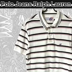 ☺︎USED古着☺︎Polo Jeans ラルフローレン　ボーダー　半袖ポロシャツ