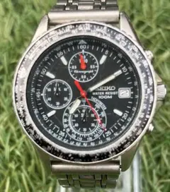 セイコー フライトマスター クロノグラフ 7T92-0CF8 稼働品 超絶美品