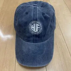 ダークブルー ロゴ刺繍 キャップ