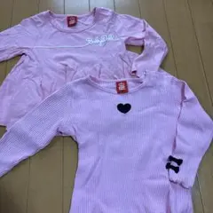 BABYDOLL 長袖カットソー 2枚セット 100cm