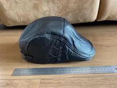 レザー ハンチング帽　かっこいい‼︎ XLサイズ