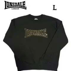 ★新品・未使用【LONSDALE】ゴールド刺繍 ロゴ スウェット トレーナー Lのサムネイル