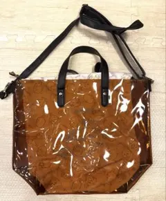 【美品】ちいかわ うさぎ 2WAYトートバッグ しまむら ビニールバッグ