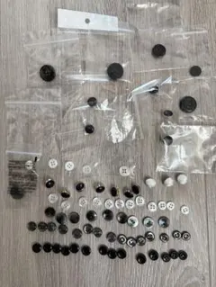 プラスチックボタンセット 約50個