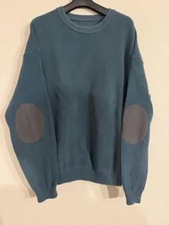 crepuscule 鹿の子 エルボーパッチ クルーネックニットのサムネイル
