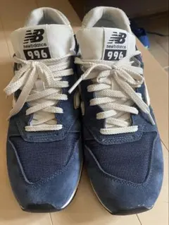 new balance 996 ネイビー スニーカー　1回使用の極上品　27.5