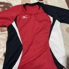 Mizuno スポーツシャツ 赤/黒/白