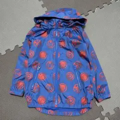 GAP 子供服 パーカー アウター MARVEL ブルー　レッド XS