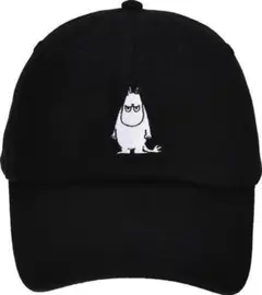 ムーミン　2サイド　ダディキャップ　帽子　ブラック　ノルディックバディズ