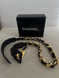 CHANEL ゴールドプレート ベルト