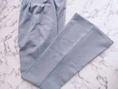 GU ライトグレー ワイドパンツ Sサイズ