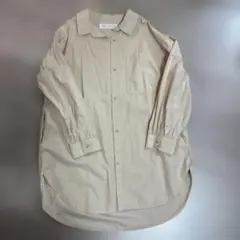 ZARA 長袖シャツ サイズ8 ベージュ