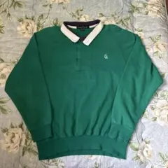 希少　90s nautica ヴィンテージ　ハーフジップスウェット　旧タグ 古着のサムネイル