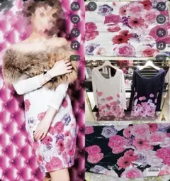 DaTuRa 花柄レースワンピース フラワーローズ 2点 DaTuRa 花柄レースワンピース フラワーローズ 2点 - メルカリ