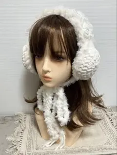 イヤーマフ y2k ロリータ サブカル 天使界隈 リボン
