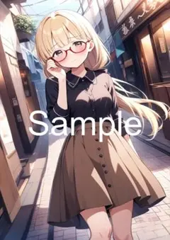 イラストポスター　A4サイズ　J-A-3