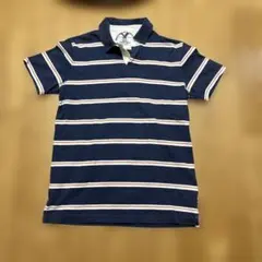 American Eagle ポロシャツ ボーダー ネイビー XSサイズのサムネイル